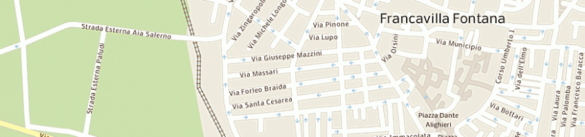 Mappa della impresa cinieri addolorata e cavallo giuseppe snc a FRANCAVILLA FONTANA