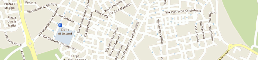 Mappa della impresa bar caffe' moderno a OSTUNI