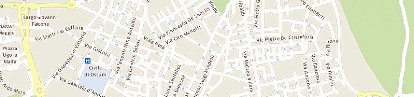 Mappa della impresa francioso angela a OSTUNI