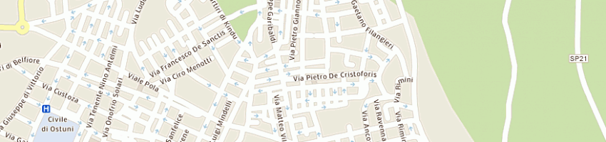 Mappa della impresa ipem industria petroli meridionale spa a BRINDISI