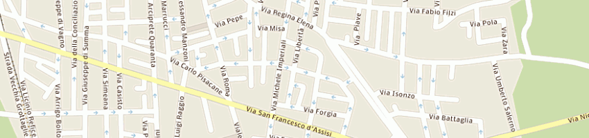 Mappa della impresa scuola media statale salvemini virgilio a BRINDISI