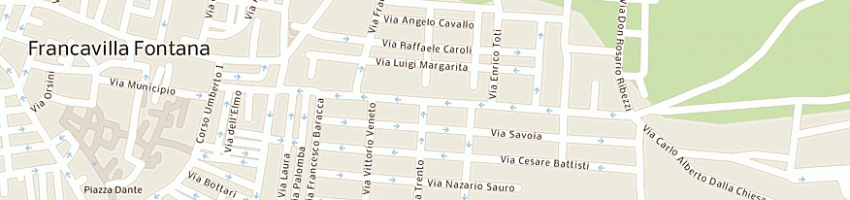 Mappa della impresa semeraro carmela a FRANCAVILLA FONTANA
