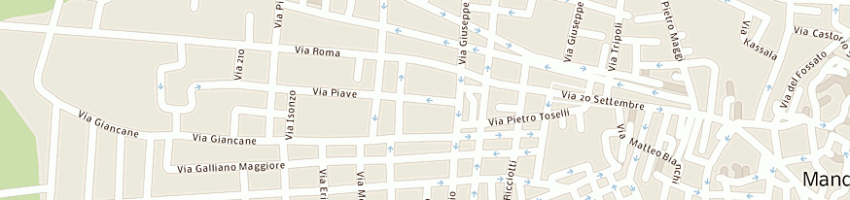 Mappa della impresa duggento nicola a MANDURIA