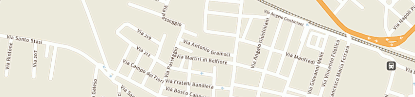 Mappa della impresa macelleria andrioli roberto a MANDURIA