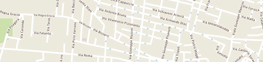 Mappa della impresa timbrificio fm di bascia' g a MANDURIA