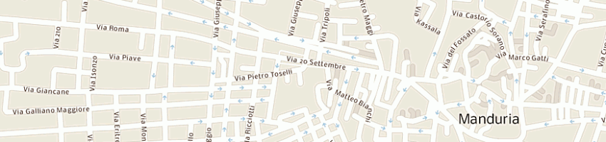 Mappa della impresa dabramo pietro romano a MANDURIA