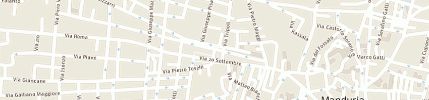 Mappa della impresa carrieri fernando a MANDURIA