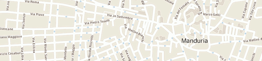 Mappa della impresa greco raffaele a MANDURIA