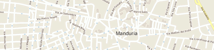 Mappa della impresa municipio a MANDURIA