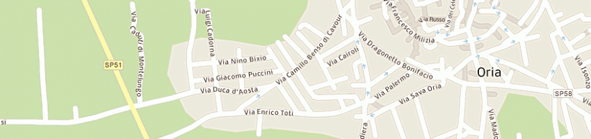 Mappa della impresa guida giovanni a ORIA