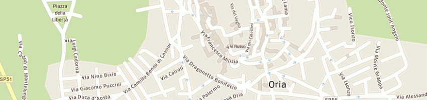 Mappa della impresa di noia tommaso a ORIA