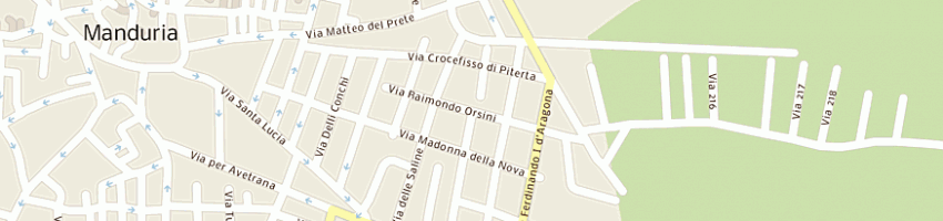 Mappa della impresa nuova airone soc coop a rl a TARANTO