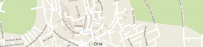 Mappa della impresa pro loco a ORIA