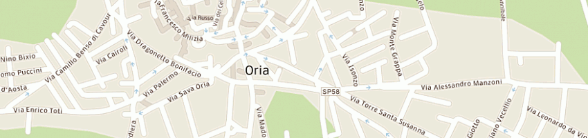 Mappa della impresa bar sayonara di vitale flavio e vecchio antonio snc a ORIA