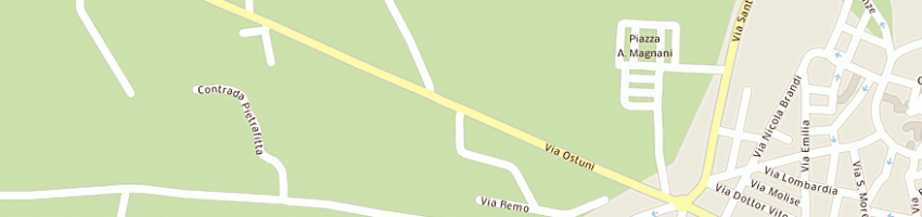 Mappa della impresa azienza usl br1 a CAROVIGNO