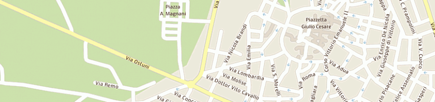 Mappa della impresa padalino teresa a CAROVIGNO