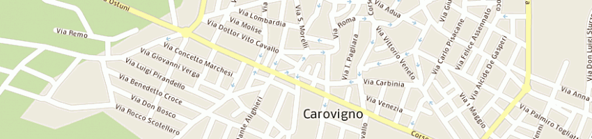 Mappa della impresa karbina sas di andriola giacomo e c a CAROVIGNO