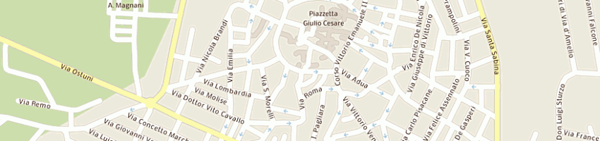 Mappa della impresa magica trasporti srl a CAROVIGNO