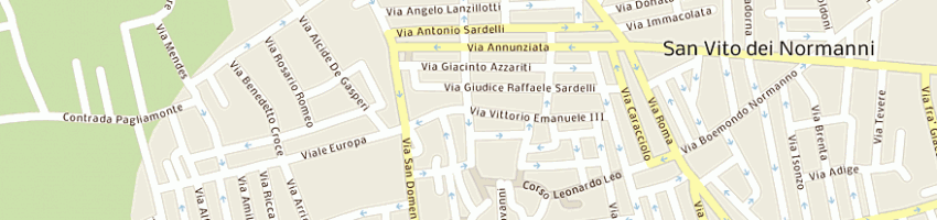 Mappa della impresa lloyd italico a SAN VITO DEI NORMANNI