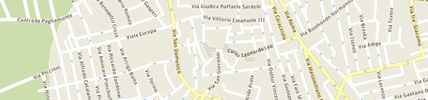 Mappa della impresa sbano vincenzo a SAN VITO DEI NORMANNI