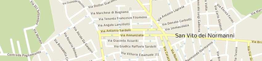 Mappa della impresa valente vito rosario a SAN VITO DEI NORMANNI