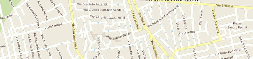 Mappa della impresa municipio a SAN VITO DEI NORMANNI