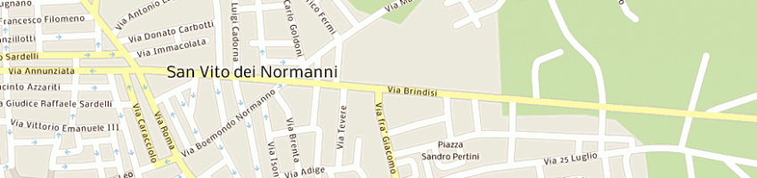 Mappa della impresa maggiorano carmelo a SAN VITO DEI NORMANNI