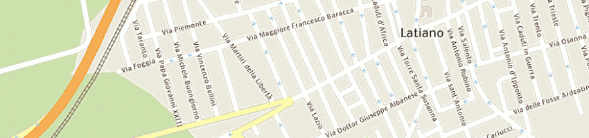 Mappa della impresa mauro marcello dottore commercialista a LATIANO