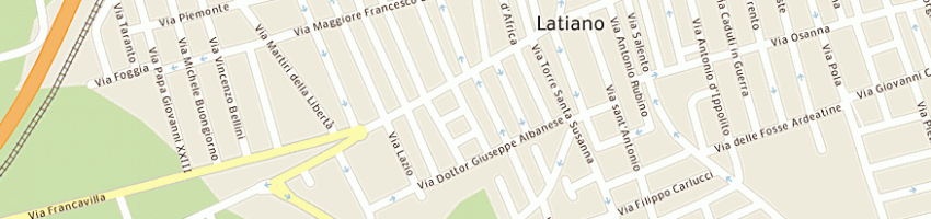 Mappa della impresa carrino salvatore a LATIANO
