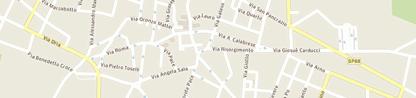 Mappa della impresa twin srl a TORRE SANTA SUSANNA