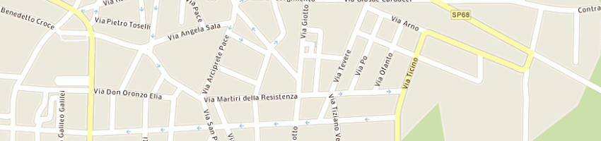 Mappa della impresa municipio a TORRE SANTA SUSANNA