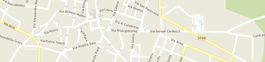 Mappa della impresa azienda unita' sanitaria locale br 1 a TORRE SANTA SUSANNA