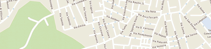 Mappa della impresa comedile srl a BRINDISI