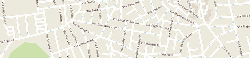 Mappa della impresa pellegrino mauro a MESAGNE