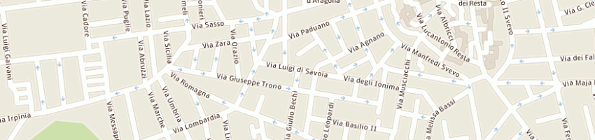 Mappa della impresa laresca giovanni a MESAGNE