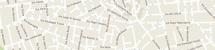 Mappa della impresa montanaro srl a MESAGNE
