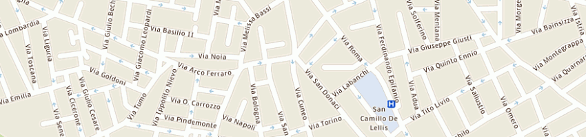 Mappa della impresa ufficio del giudice di pace a MESAGNE