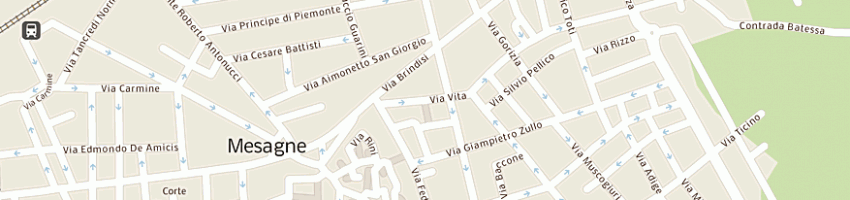 Mappa della impresa rendial srl a MESAGNE