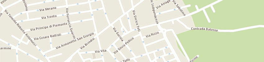 Mappa della impresa campana giovanni francesco a MESAGNE