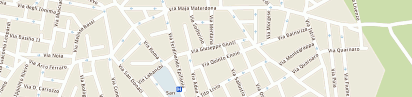 Mappa della impresa gusmano antonino salvatore e c sas a MESAGNE