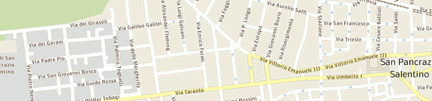 Mappa della impresa coluccia giuseppe a SAN PANCRAZIO SALENTINO