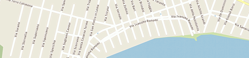 Mappa della impresa bar rosanna di panzanaro rosanna a PORTO CESAREO