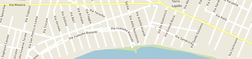 Mappa della impresa arnesano luigi a PORTO CESAREO