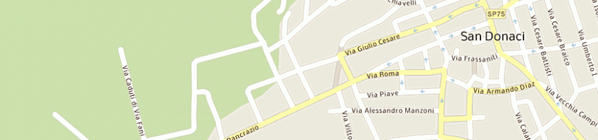 Mappa della impresa sir servizi integrati ristorazione di angelo sturda' e c snc a SAN DONACI