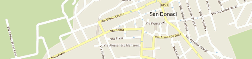 Mappa della impresa studio associato pennetta - corrado - bello a SAN DONACI