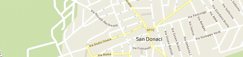 Mappa della impresa de filippis pompilio a SAN DONACI