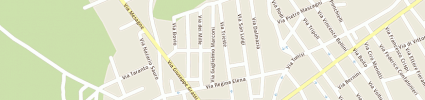 Mappa della impresa zanzico benita a SAN DONACI