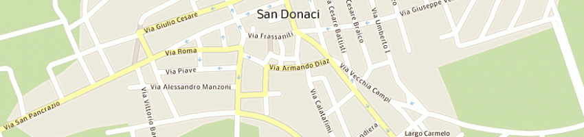 Mappa della impresa candido francesco azienda vitivinicola (spa) a SAN DONACI