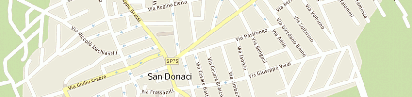 Mappa della impresa simone giuseppe a SAN DONACI