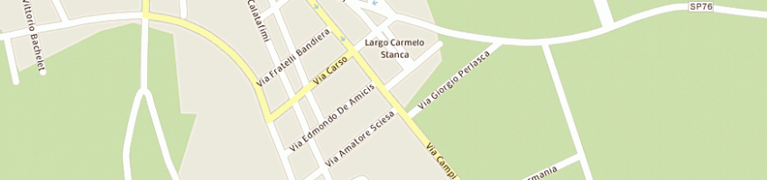 Mappa della impresa zacaf srl a SAN DONACI